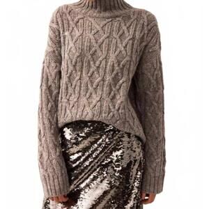 NEW MARIE OLIVER cecile sweater in titanium